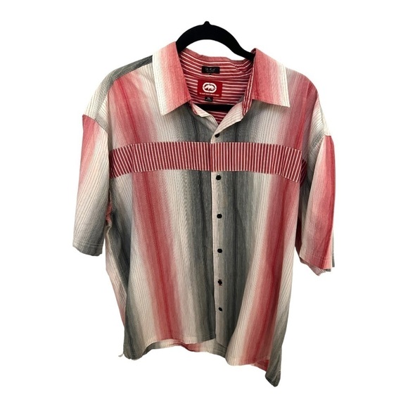 Ecko Unlimited Knits 100% Cotton Button Down Shirt XL - Picture 1 of 6
